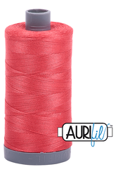 Aurifil Mako 28wt Cotton 750 m 820 yd. spool - 5002 Medium Red